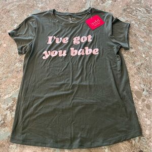 Isabel Maternity I Got You Babe Tee NWT
